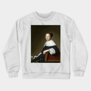 Portrait of a Girl Dressed in Blue Crewneck Sweatshirt